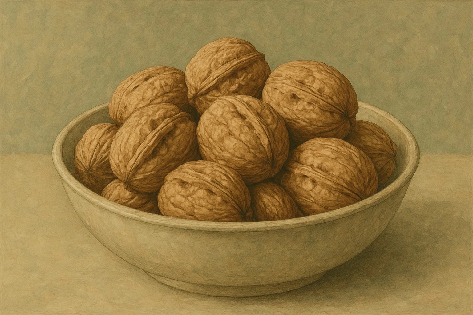 Mentale Gesundheit - Walnüsse